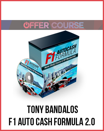 Tony Bandalos – F1 Auto Cash Formula 2.0