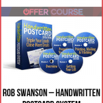 Rob Swanson – Handwritten Postcard System