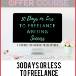 Gina Horkey – 30 Days or Less to Freelance Writing Success