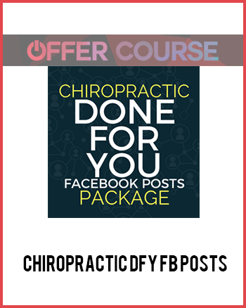 Chiropractic DFY FB Posts