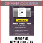 GREG DAVIS – NEWBIE ROCKSTAR SYSTEM RE-RELEASE