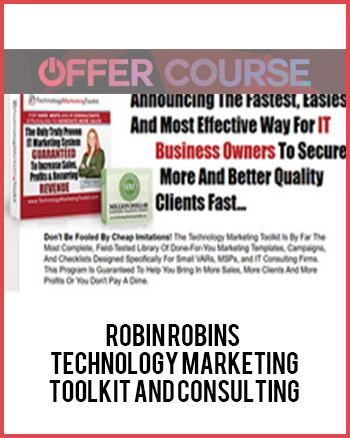 Robin Robins – Technology Marketing Toolkit and Consulting