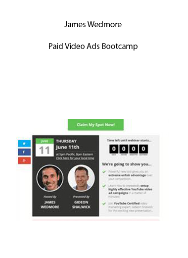 James Wedmore – Paid Video Ads Bootcamp