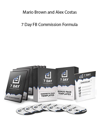 Mario Brown and Alex Costas – 7 Day FB Commission Formula