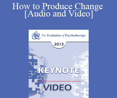 EP13 Invited Keynote 03 - How to Produce Change - Salvador Minuchin