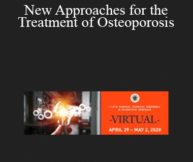 Jacqueline Kernaghan - New Approaches for the Treatment of Osteoporosis
