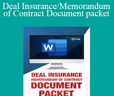 Kris Haskins - Deal Insurance/Memorandum of Contract Document packet