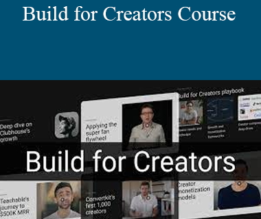 Peter Yang - Build for Creators Course