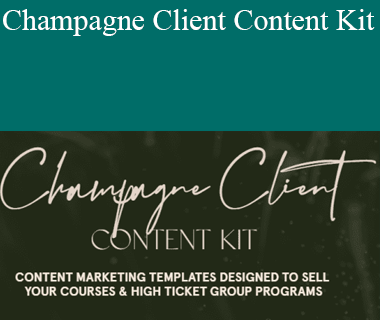 Mariah Coz - Champagne Client Content Kit