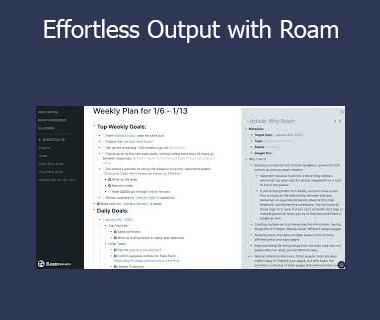 Nat Eliason - Effortless Output with Roam