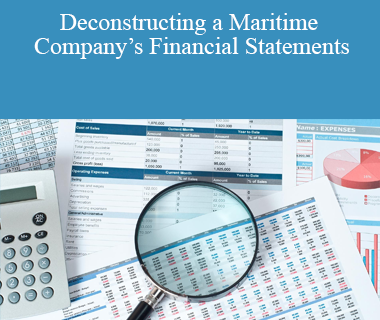 Haseeb Chowdhry - Deconstructing a Maritime Company’s Financial Statements