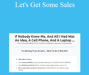 Frank Kern - Let's Get Some Sales