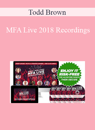MFA Live 2018 Recordings - Todd Brown
