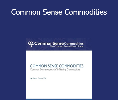 David Duty - Common Sense Commodities