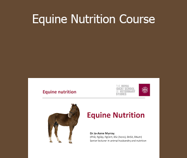 Dr. Jo-Anne Murray - Equine Nutrition Course